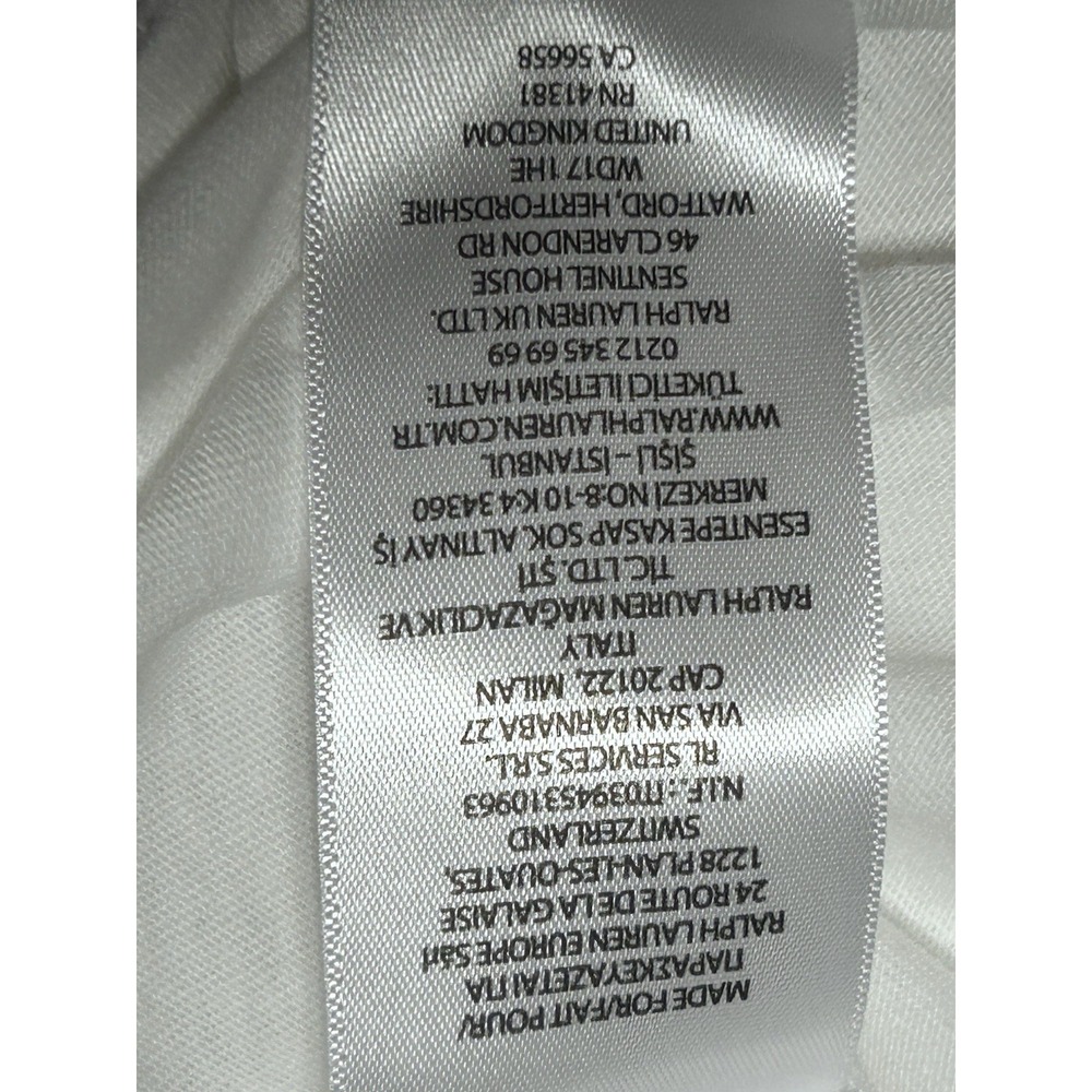 Polo Ralph Lauren Men's 4XLT/4TGL White Graphic Logo Jersey Short Sleeve T-Shirt - Picture 8 of 11